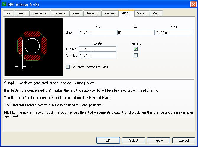 DRC : config des thermal